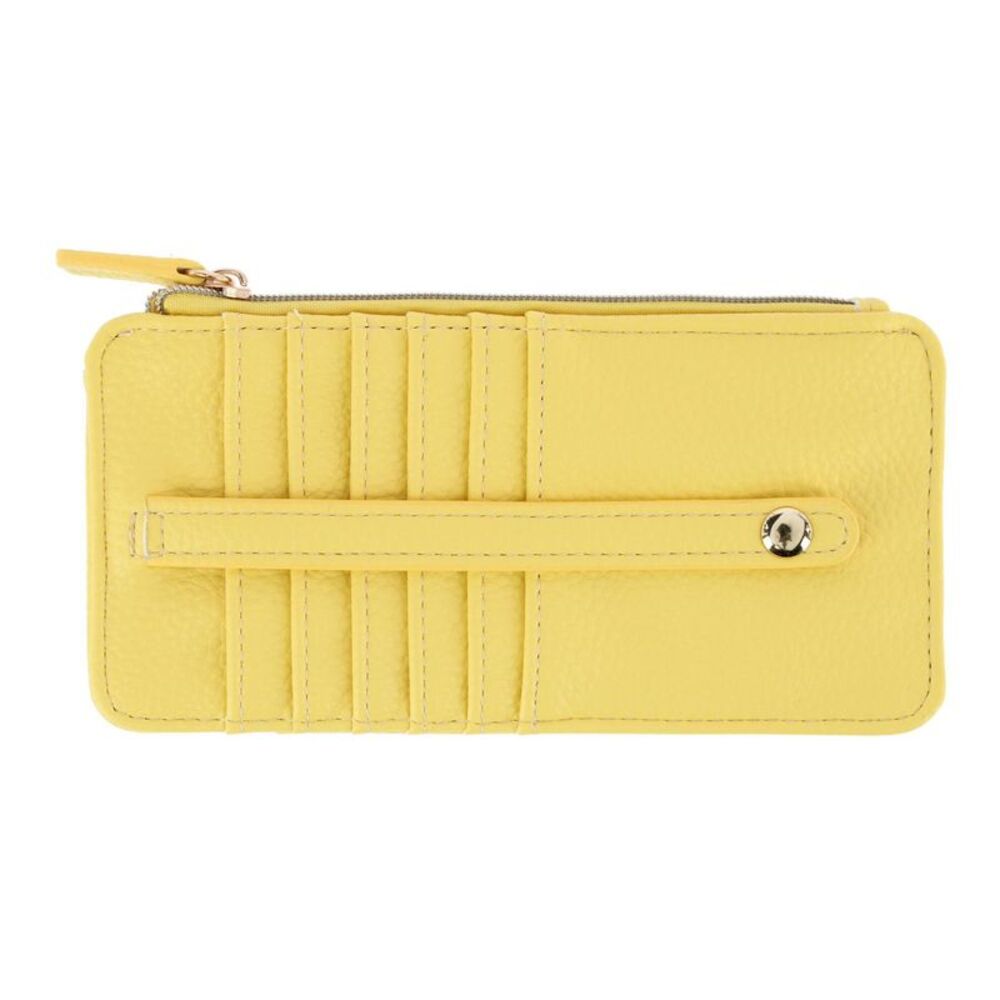 Julia Buxton Women's Vegan Leather Thin Card RFID Organizer Case